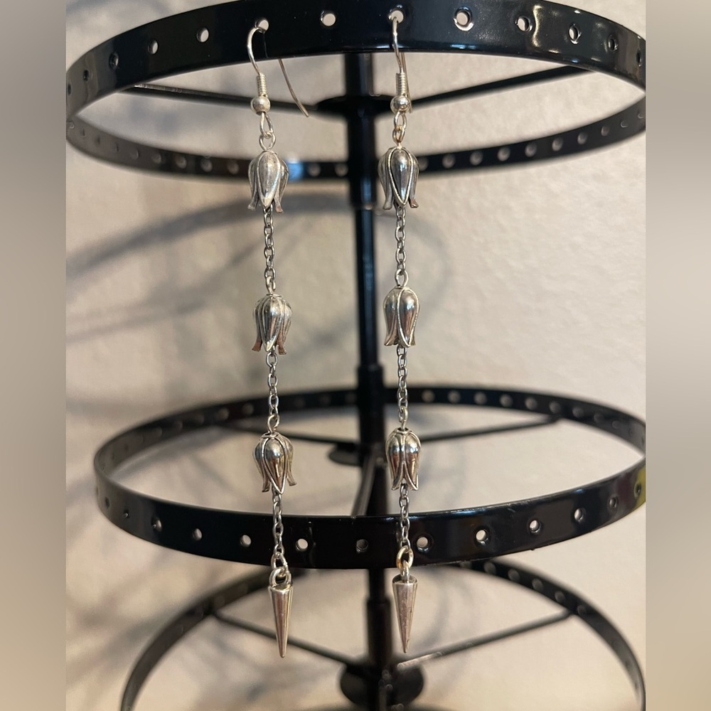 Rain catcher earrings